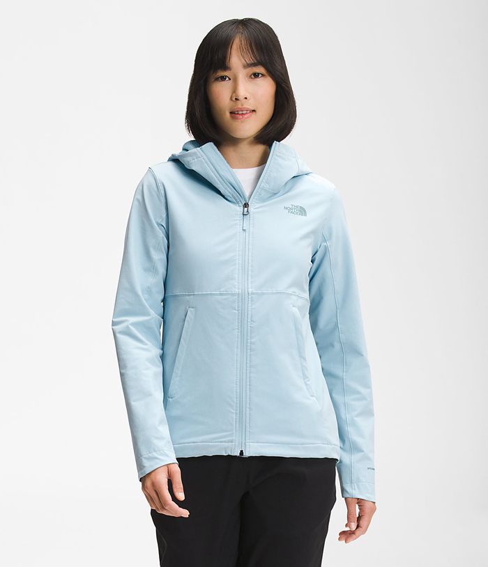 Chaqueta Softshell The North Face Mujer Azules Shelbe Raschel Sudadera Con Capucha 39251QBOL